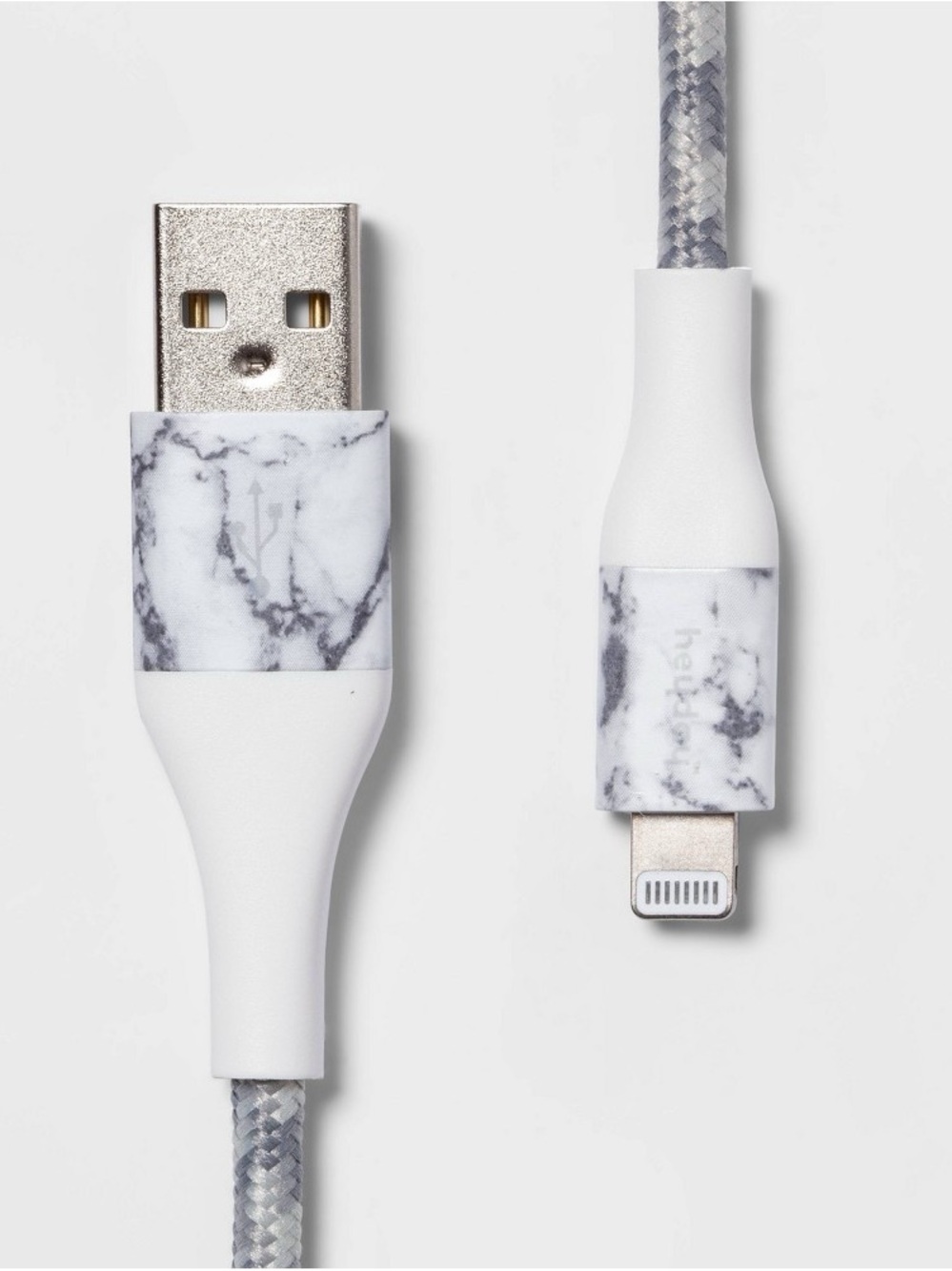 Bundle of 2 Charging Cables - 6' Lightning to USB-a Braided Cables- Heyday